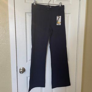 Betabrand Classic Dress Pant Yoga Pants (Navy)